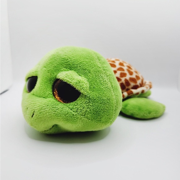 Ty Beanie Boos Zippy Green Turtle Plush - Picture 1 of 6